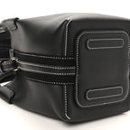 Smooth Calfskin Micro Bale Bag Black