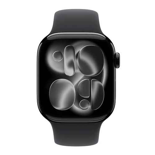 Apple Watch Series 11 GPS+Cellular 42mm Jet Black Gehäuse mit Sportarmband MF834LW/A