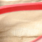 Dollar Calfskin Interlocking G Top Handle Shoulder Bag Red