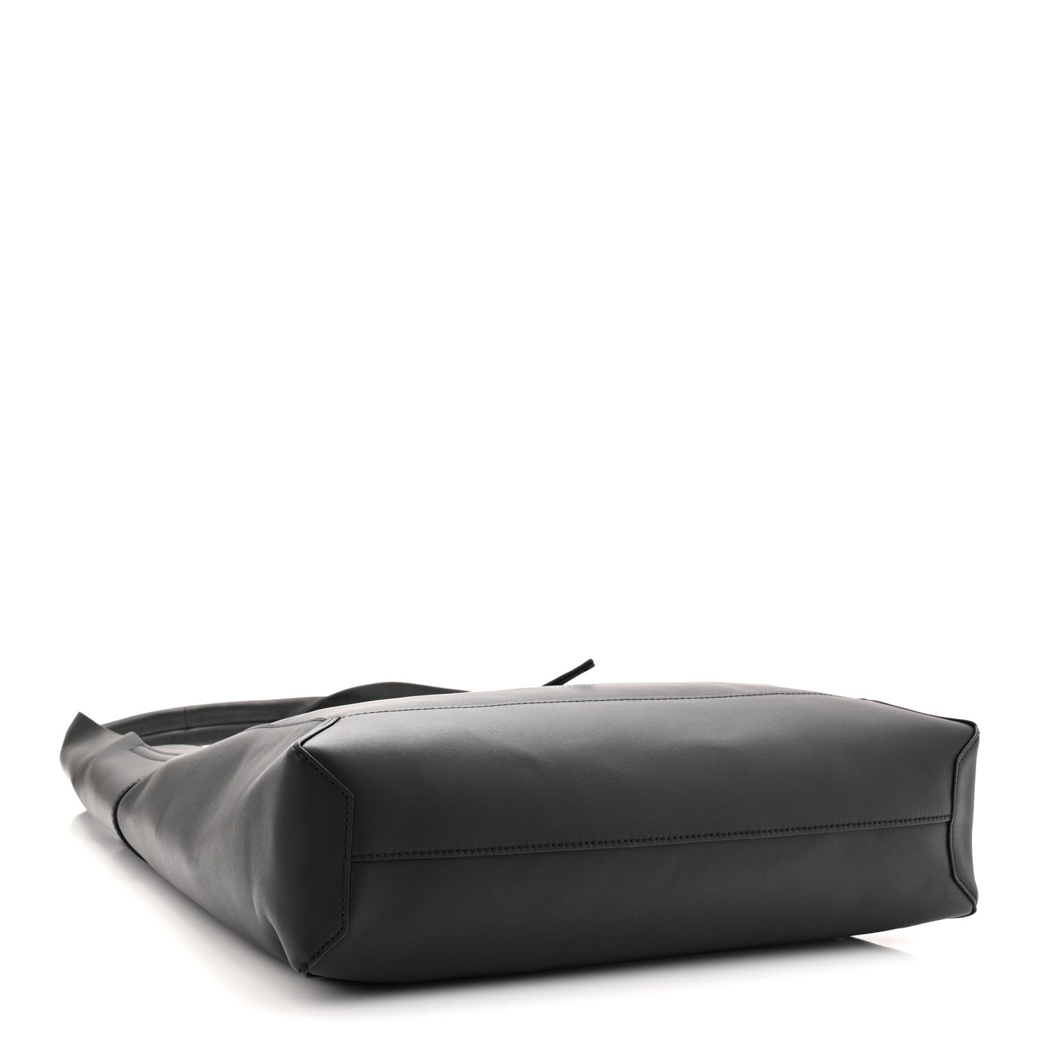 Calfskin Go Large Shoulder Bag Black