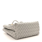 Nappa Intrecciato Small Andiamo Shoulder Bag Sterling