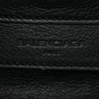 Grained Calfskin Papier Mini A4 Zip Around Tote Black