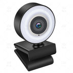 10 million high-definition 4K video fixed focus camera USB live computer webcam -Touch Light