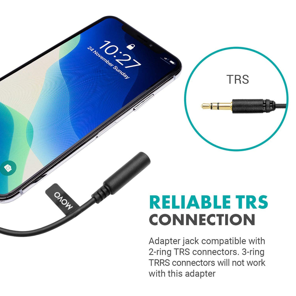 Movo IMA-2 3.5mm TRS to Lightning Adapter