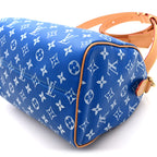 Calfskin Monogram Speedy P9 Bandouliere 25 Blue