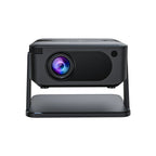 Android HD Digital Projector with Holder - Smart Outdoor Projector with HDMI, USB, and Wireless Connectivity for Home Cinema