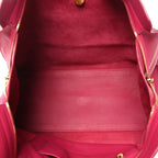 Calfskin Large Classic Y Cabas Fuchsia
