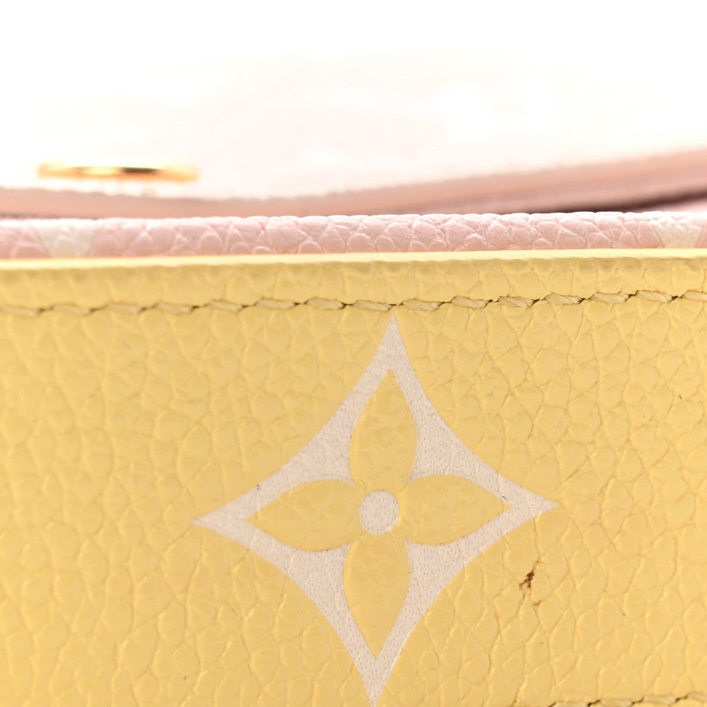 Empreinte Spring in the City Felicie Pochette Chain Wallet Pink Beige Yellow