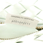 Calfskin Nappa Intrecciato Mini Wallace Glacier Muse