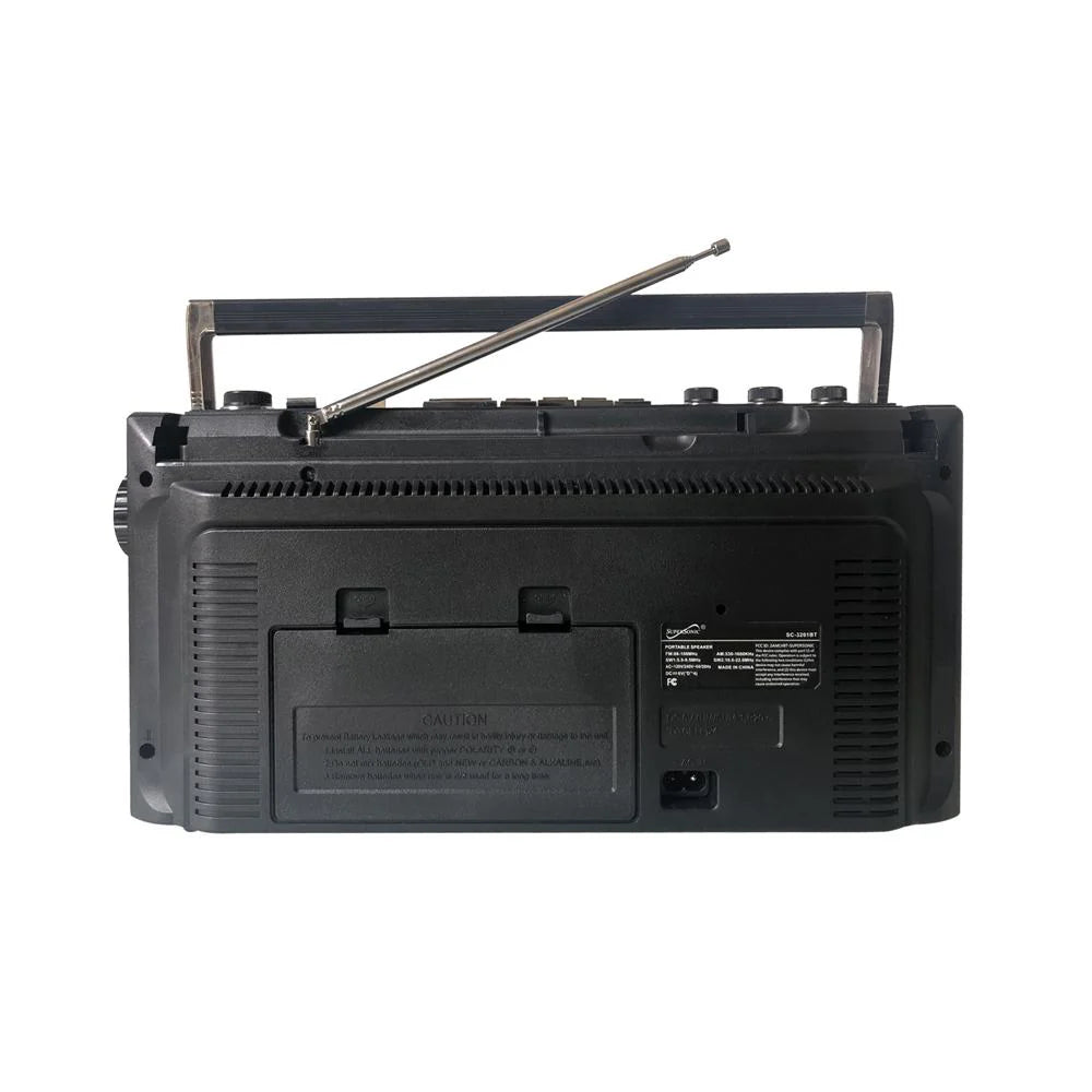 4 Band Bluetooth Radio & Cassette Player + Cassette to Mp3 Converter