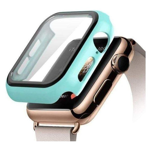 Entronix Case Compatible with iWatch Series 9/8/7, 41mm - Hard Cover w/ Built-In Screen Protector