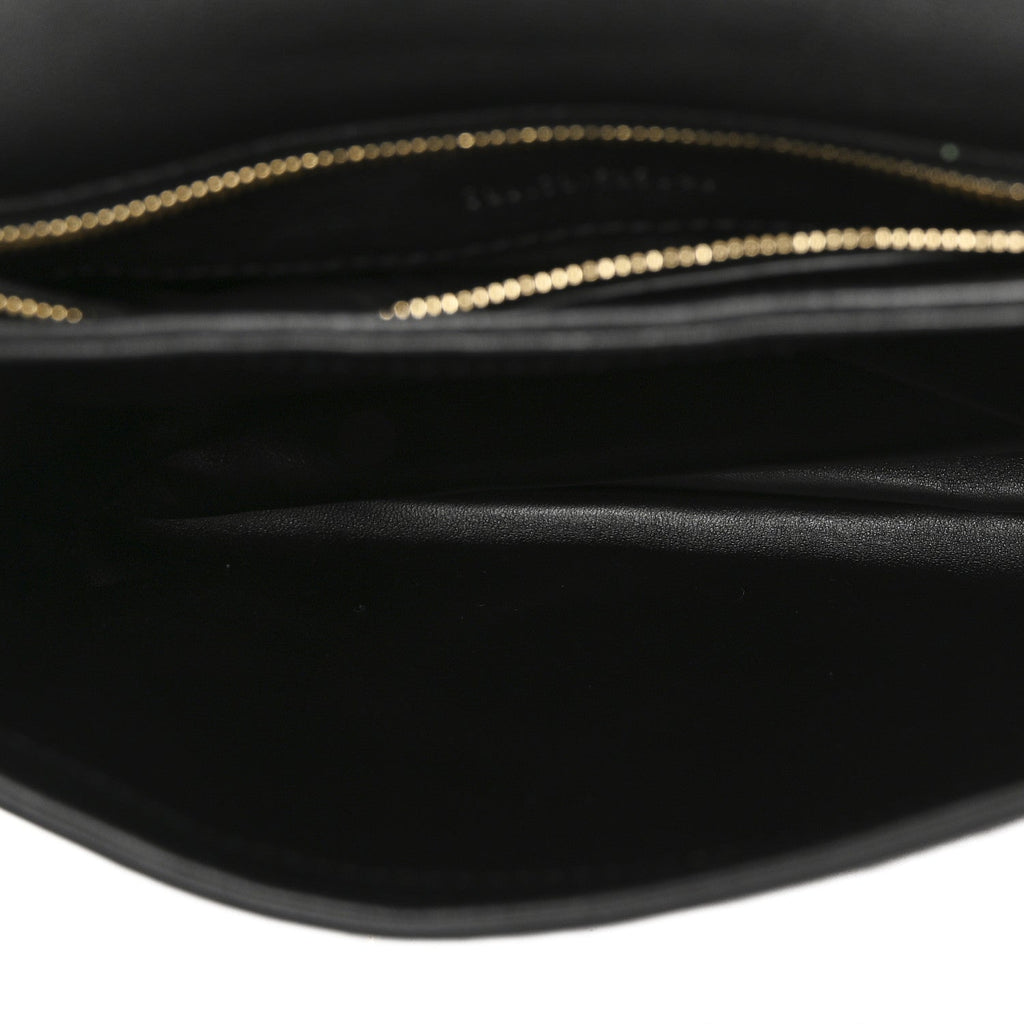 Roxy Calfskin Web Mini Blondie Shoulder Bag Blondie Black