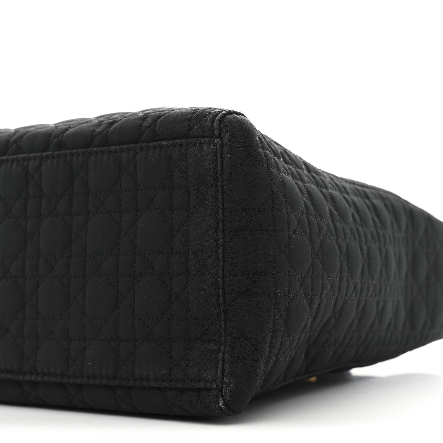 Nylon Cannage Large Lady Dior Black