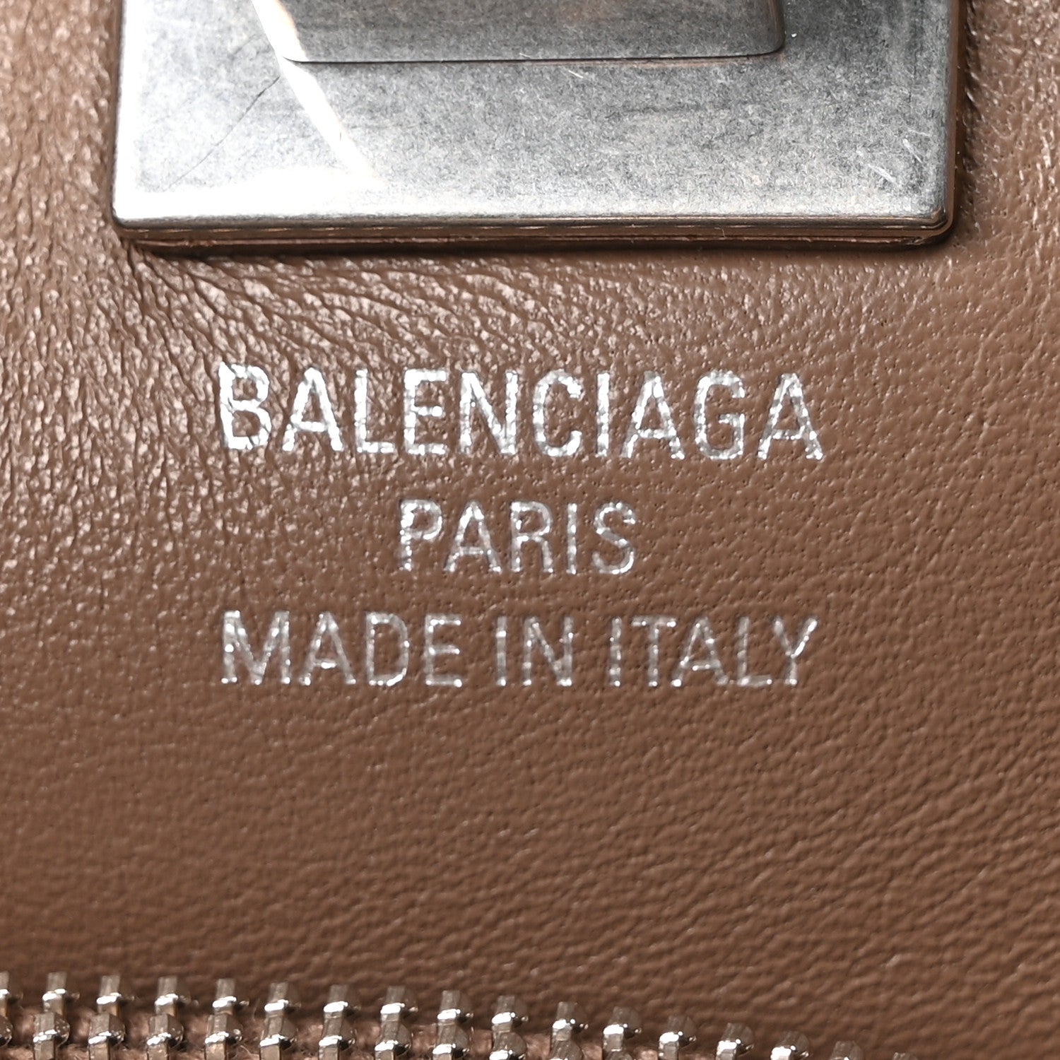 Smooth Calfskin Small Bel Air Carry All Bag Dark Taupe