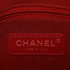 Calfskin Chain 20s Signature Bowling Bag Red