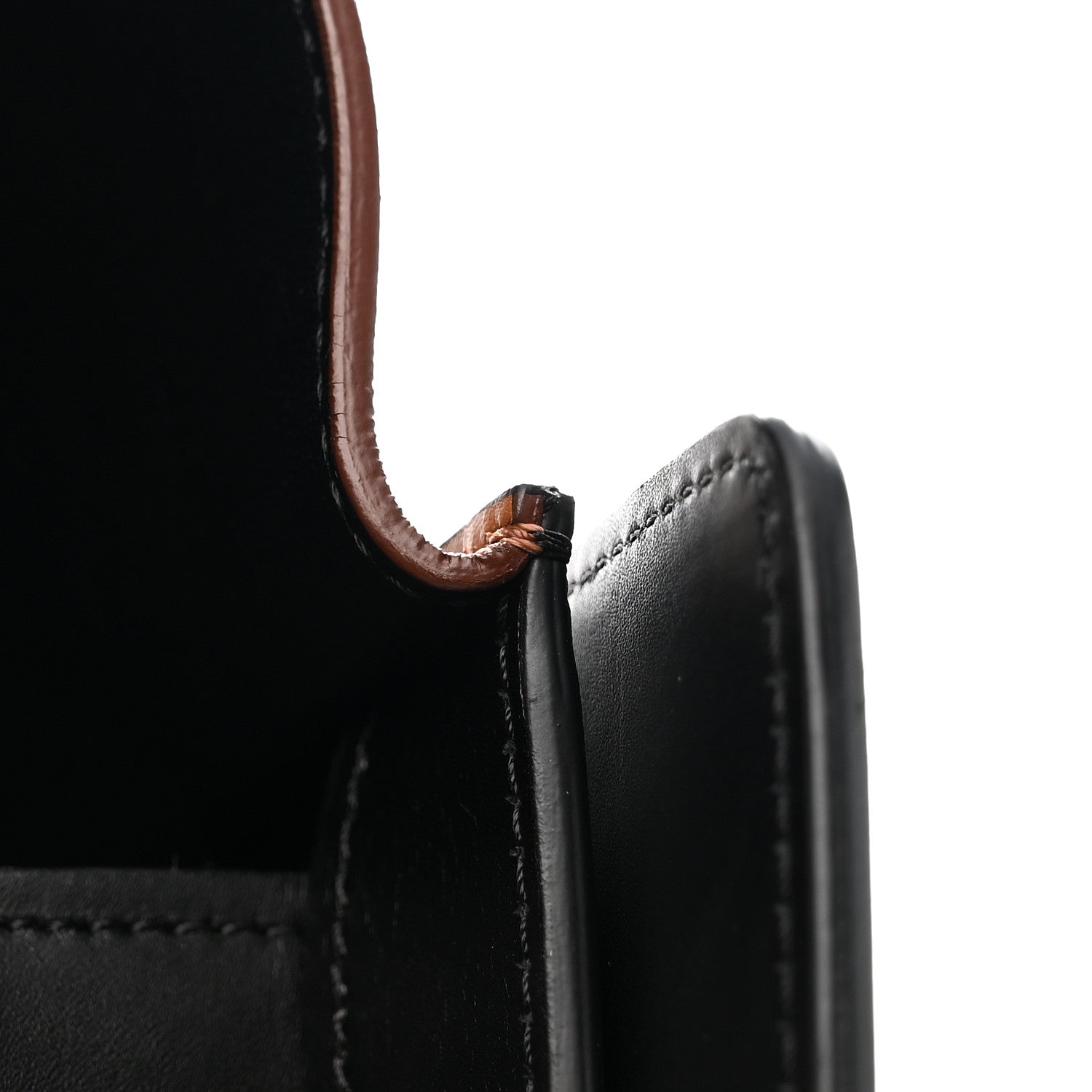 Satin Calfskin Mini Tri-Color Luggage Seashell
