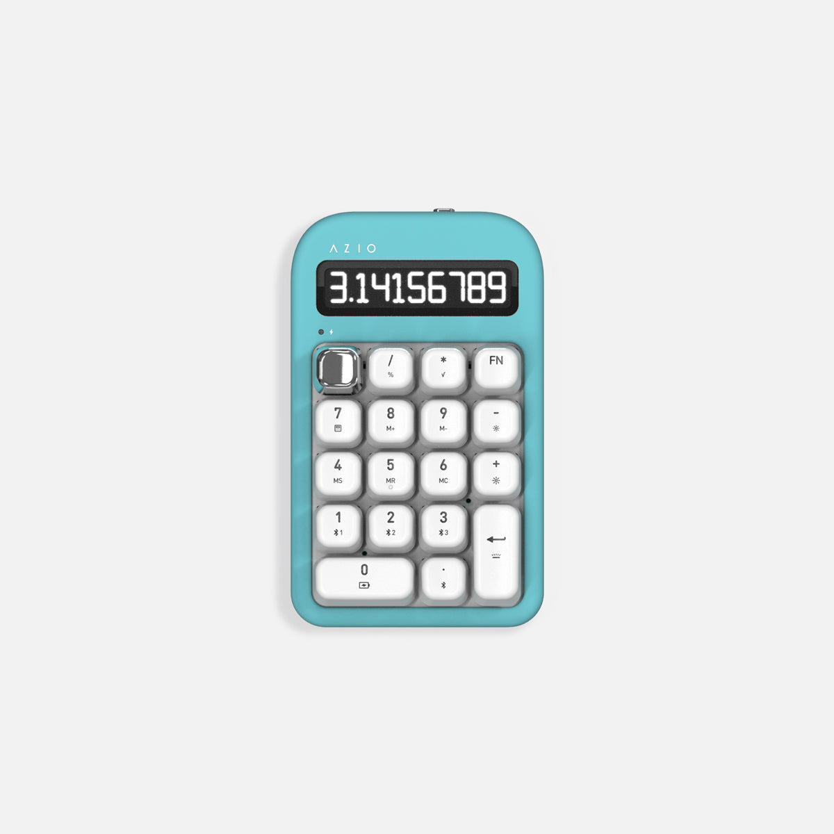 Azio IZO NumPad / Standalone Calculator (Red Switch), Golden Iris