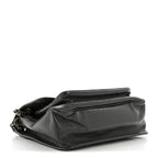 Crinkled Calfskin Matelasse Monogram Medium Niki Chain Satchel Storm