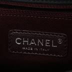 Calfskin Diamond Embossed Medium New Chic Flap Dark Grey