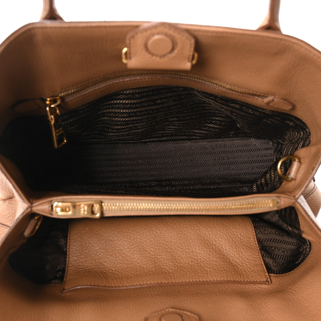 Vitello Daino Tote Caramel