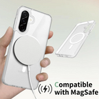 [DIS] Entronix [Magnetic] Case Compatible with Galaxy A17 - [Hard Back] Clear Cover