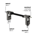 inCharge® 6 - 15W, 6in1 keyring cable
