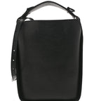 Calfskin Logo XS Tool 2.0 North-South Tote Black