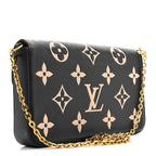 Empreinte Monogram Giant Felicie Pochette Black Beige