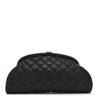 Caviar Quilted Timeless Clutch Black