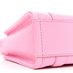 Grained Calfskin Micro The Tote Bag Fluro Candy