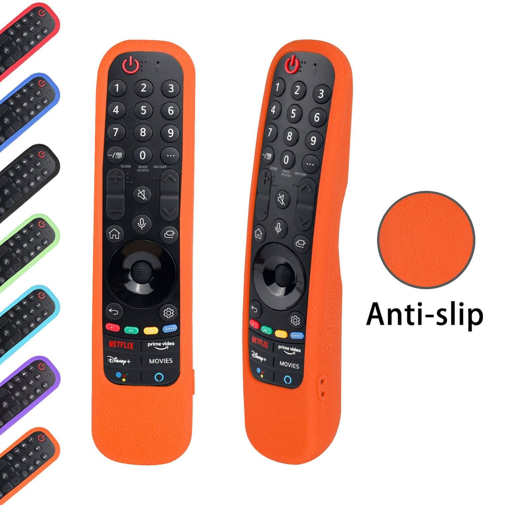 Protective Silicone Remote Case For LG Smart TV AN-MR21 For LG OLED TV Magic Remote An MR21GA Remote Cover Shockproof; Washable And Skin-Friendly Cover
