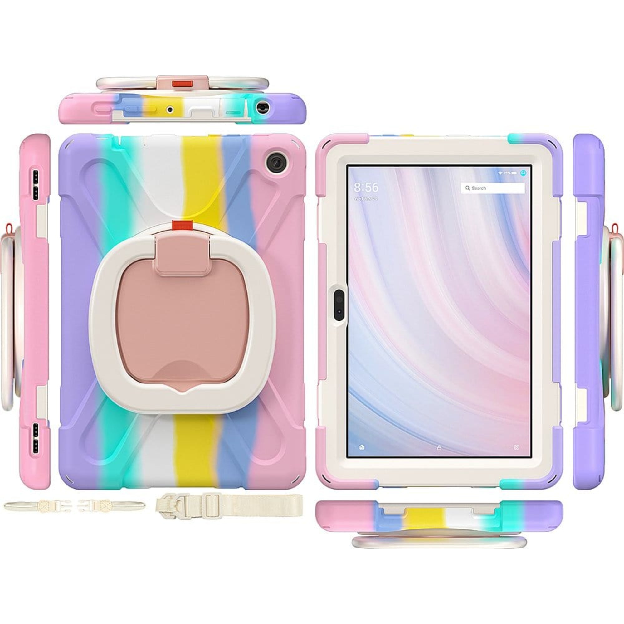 SAHARA - SpLaSh Series Heavy Duty Case for Amazon Fire HD 10 (2023) - Multi-Color