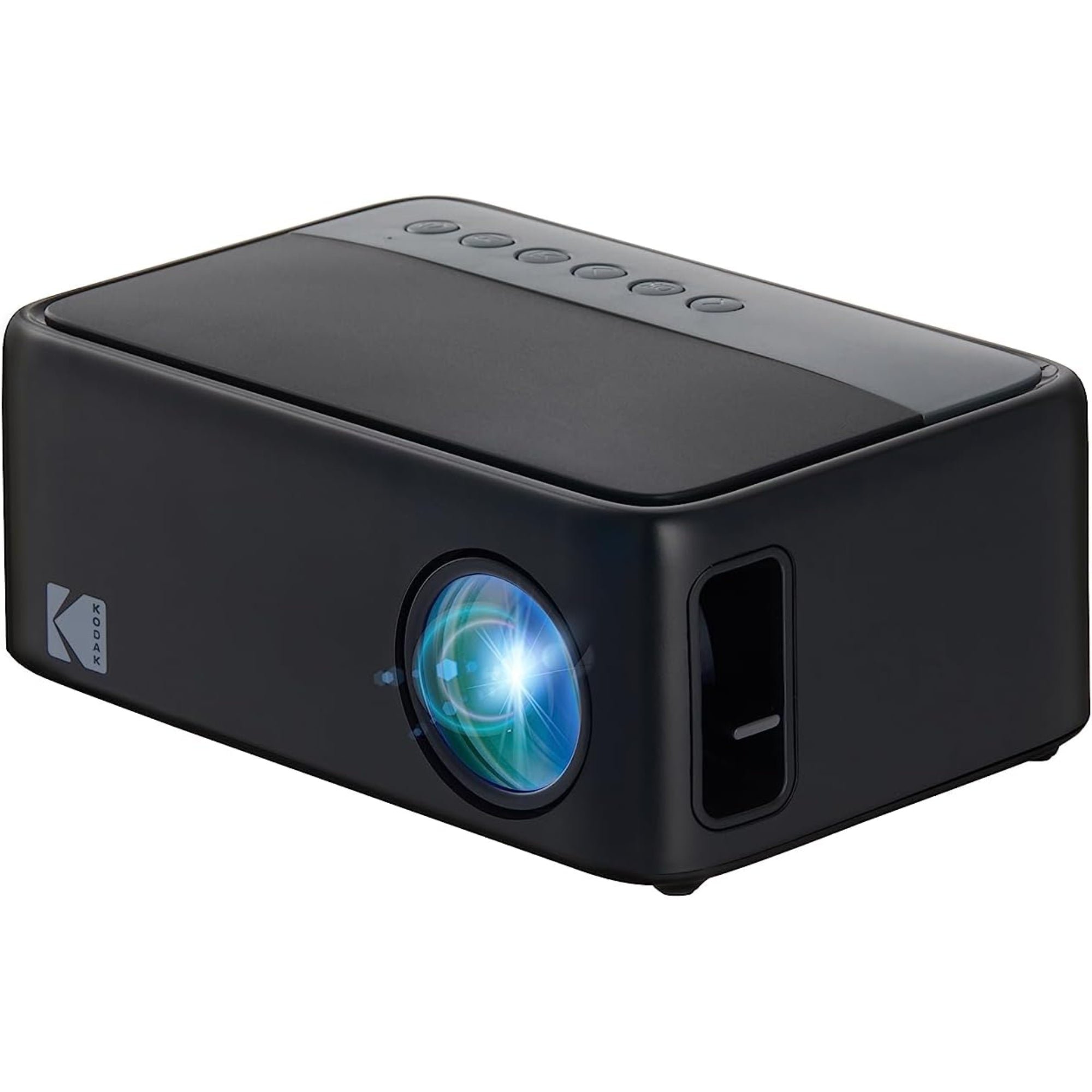 KODAK FLIK X1 100” Mini Projector, Portable Pico Projector with Remote & 2W Speakers