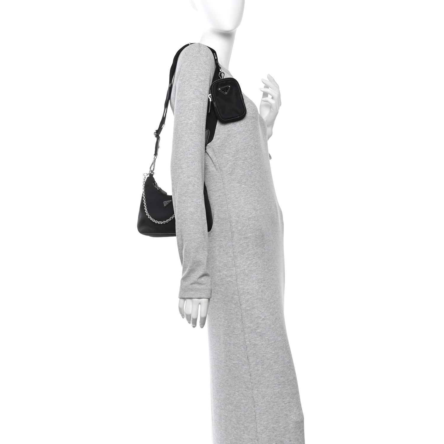 Nylon Re-Edition 2005 Shoulder Bag Black