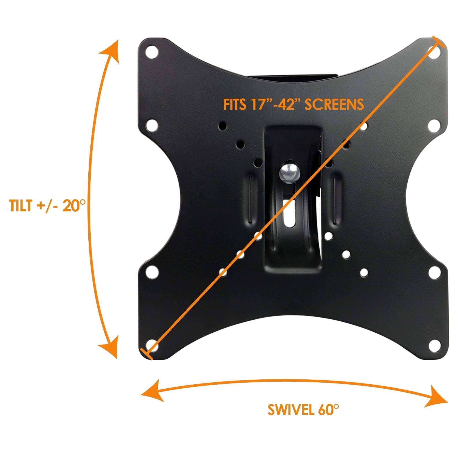 Heavy Duty Full Motion Television Mount for 17- 42 Inch LCD, LED and Plasma Televisions