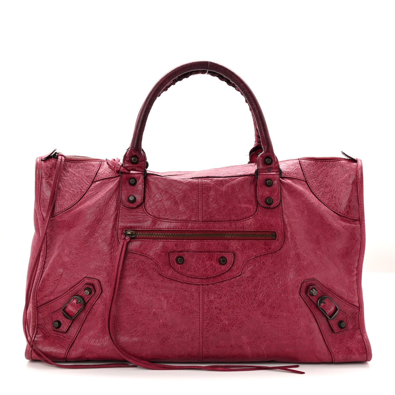 Agneau Classic Hardware Work Pourpre