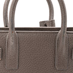 Grained Calfskin Baby Sac De Jour Fog