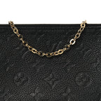 Empreinte Double Zip Pochette Black