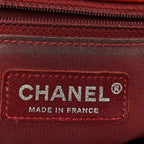 Caviar Quilted New Medium Boy Flap Dark Red