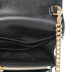 Roxy Calfskin Medium Blondie Chain Wallet Black