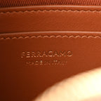 Calfskin Gancio Small Archive Camera Case Natural Brown