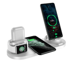 Wireless Charger For IPhone14 13 Fast Charger For Phone Fast Charging Pad For Phone Watch 6 In 1 Charging Dock Station -15W