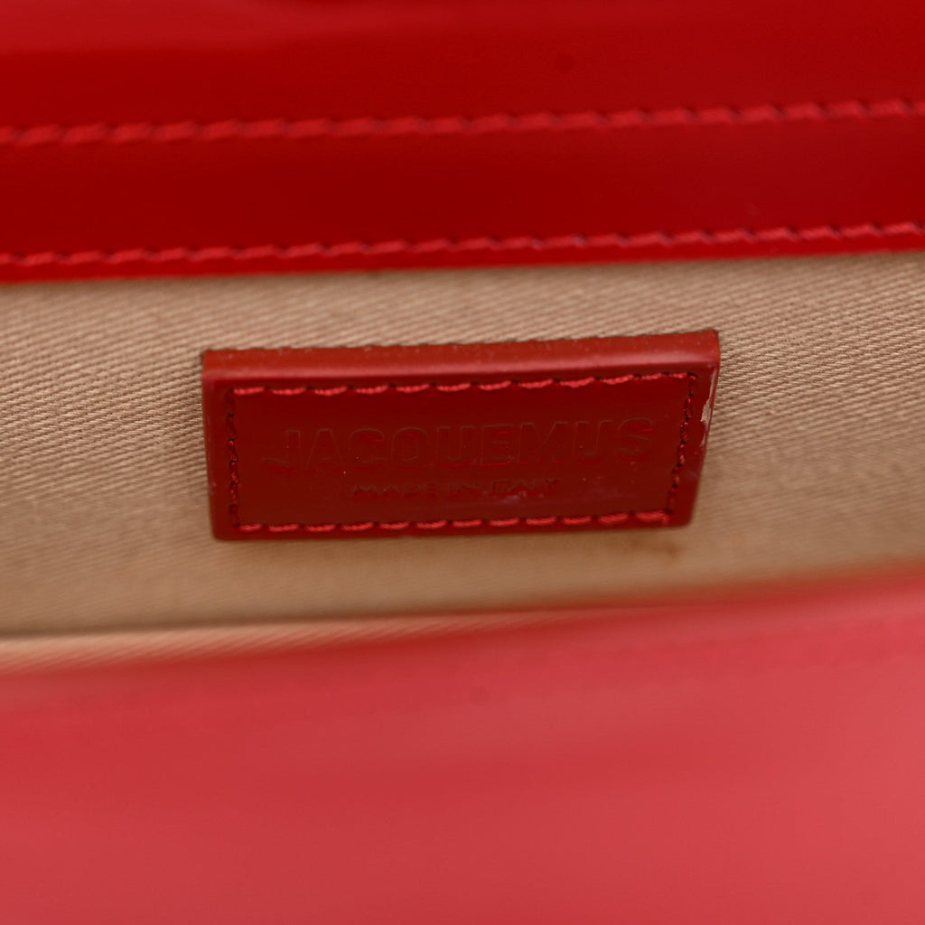 Glazed Calfskin Le Bambino Red