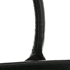 Calfskin Crocodile Embossed Baby Sac De Jour Black