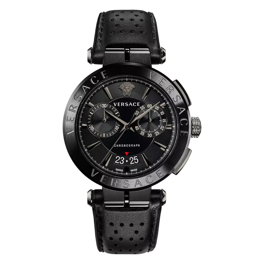 Versace Men's Watch Aion Chronograph 45mm Black