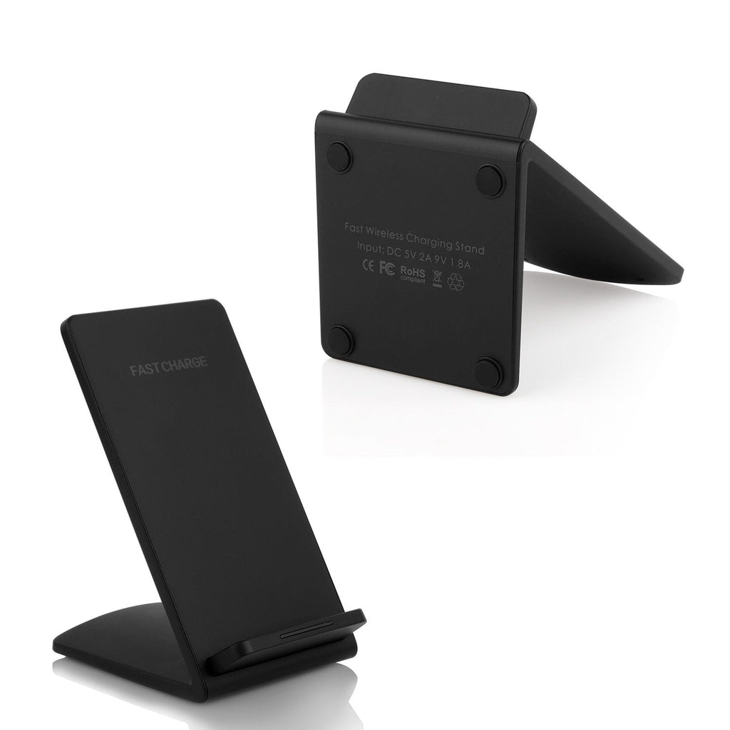 Qi Wireless Charger 10W Fast Charging Pad Stand Dual Coils Compatible with 7.5W 5W for iPhone XS/XS Max/XS/X Galaxy S10 /S9+ /S8 Google Nexus 6