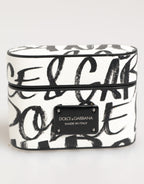 Dolce & Gabbana  Leather Monogram Print Logo Holder Airpods Case