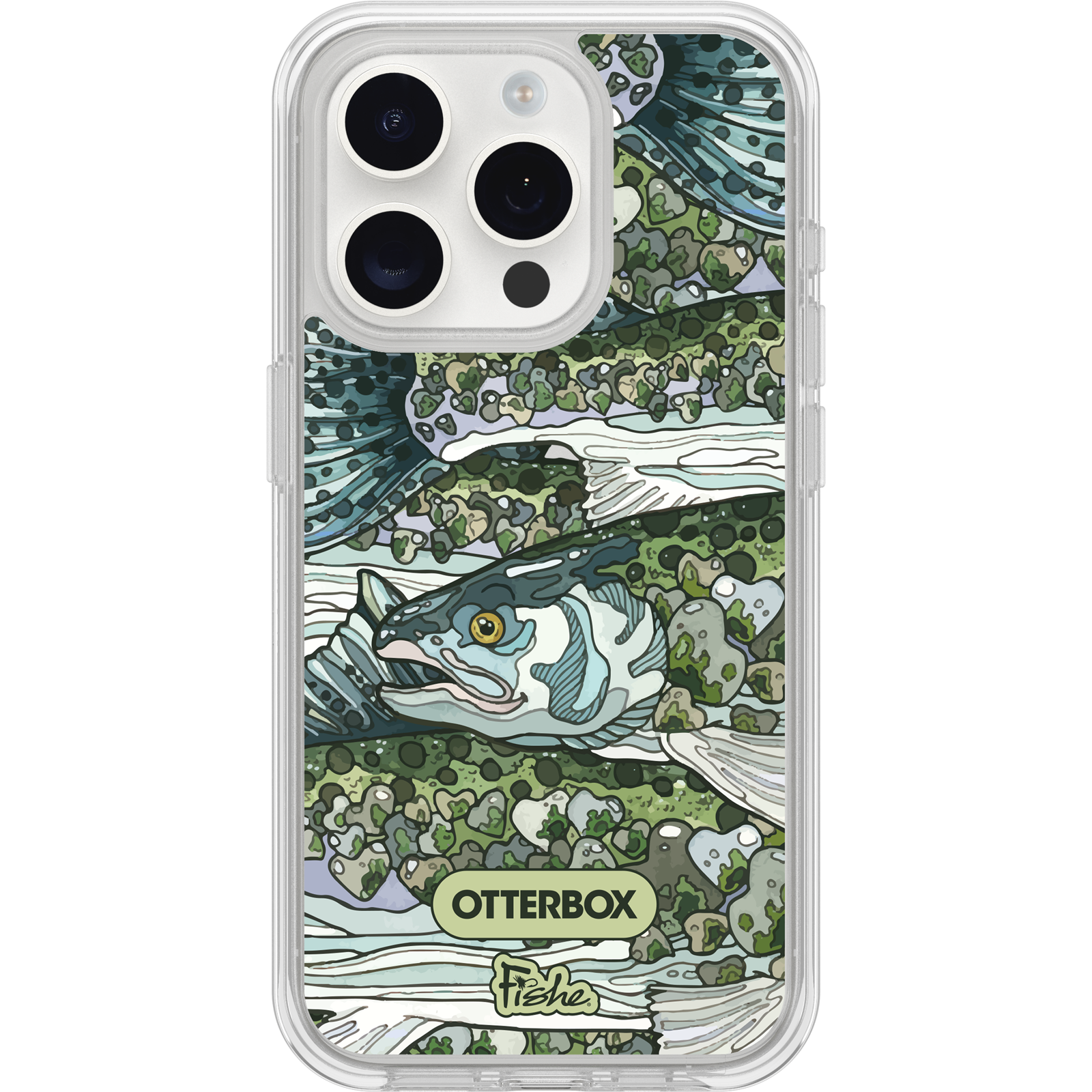 iPhone 15 Pro Symmetry Series Clear for MagSafe x Fishe
