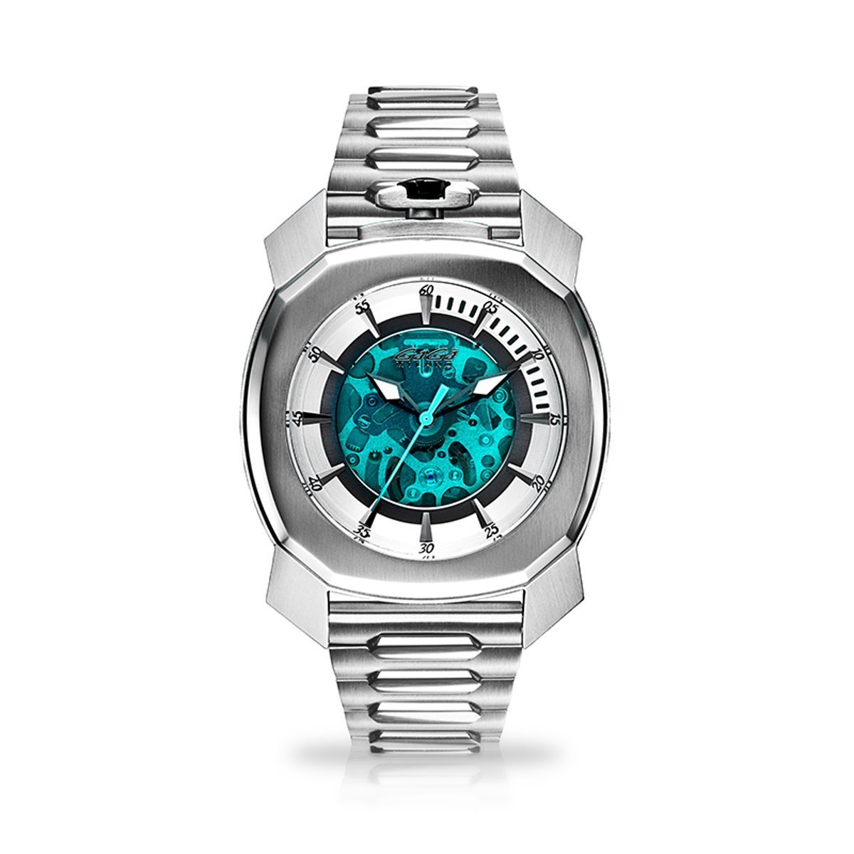 Gaga Milano Automatic Watch Frame_One Skeleton Steel