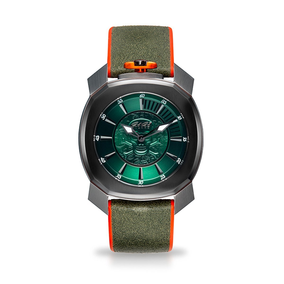 Gaga Milano Watch Frame_One Skull Green